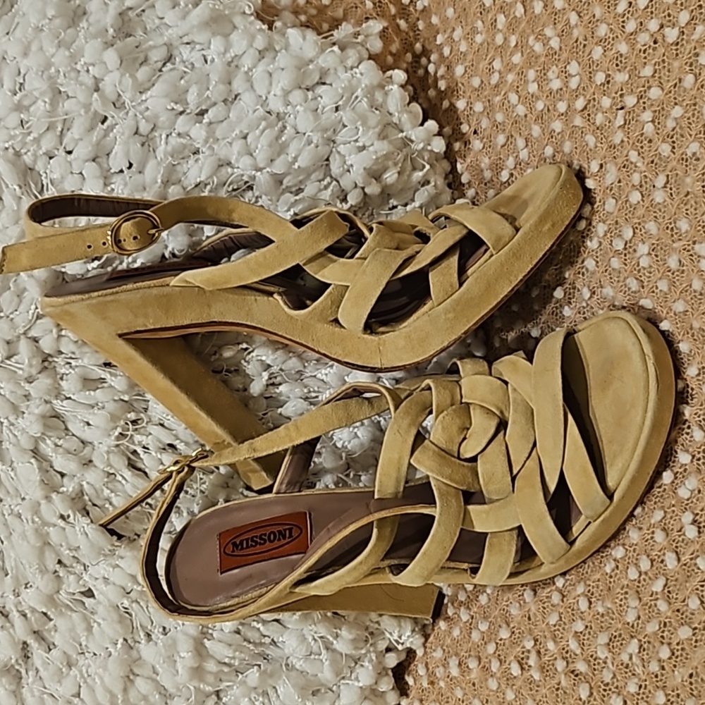 Missoni Suede Heels